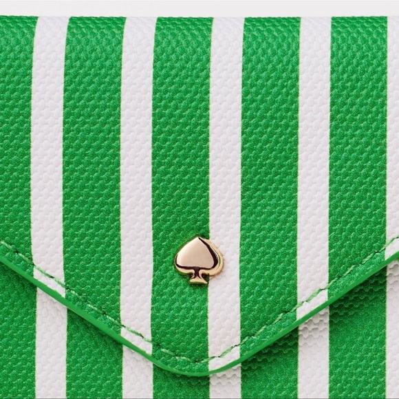 NWT Kate Spade Stripe Envelope Card Case - Picture 4 of 9